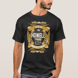 T-shirt HOWELL Nom, HOWELL nom de famille crest