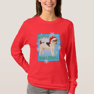 T-shirt Howlidays heureux Russell Terrier