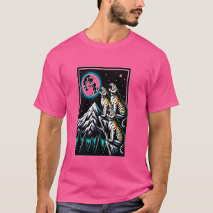 T-shirt Howling Au Tigre Lune
