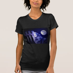 T-shirt Howling Wolf