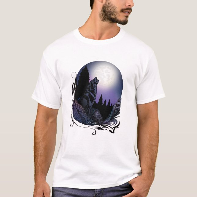 T-shirt Howling Wolf (Devant)