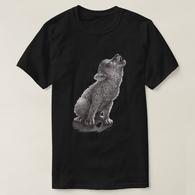 T-shirt Howling Wolf (Design devant)