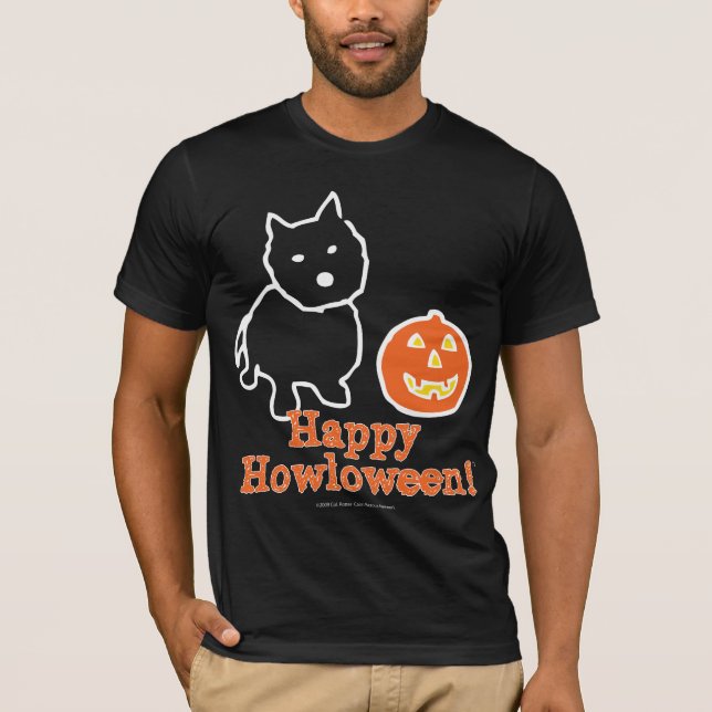 T-shirt Howloween heureux (Devant)