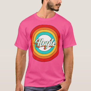 T-shirt Hoyle Nom Chemise Vintage Hoyle Cercle