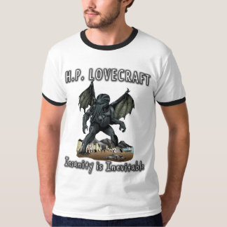 T-shirt HP Lovecraft -- La folie est inévitable