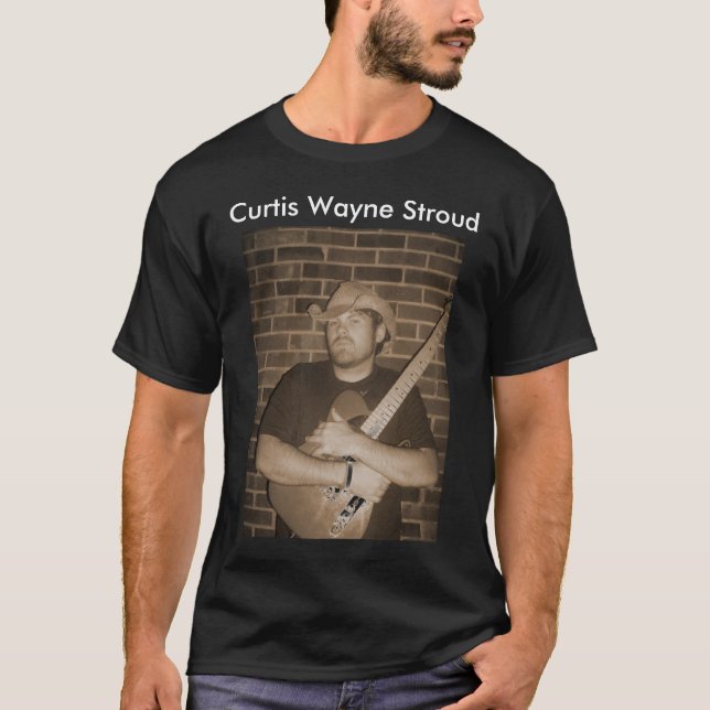 T-shirt HPIM0741sepia, Curtis Wayne Stroud (Devant)