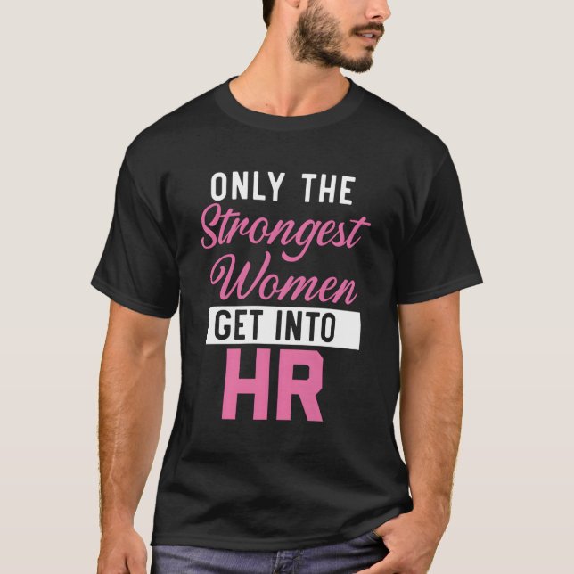 T-shirt Hr Ager Hu Ressource Employé Travail Profession (Devant)
