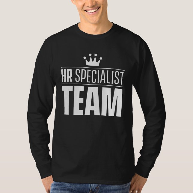 T-shirt HR Specialist Team Department Human Resources Mana (Devant)