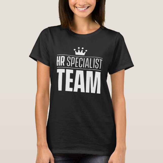 T-shirt HR Specialist Team Department Human Resources Mana (Devant)