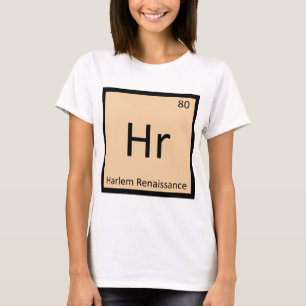 T-shirt Hr - Symbole de tableau périodique de l'art Renais