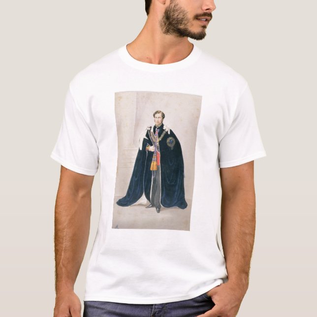 T-shirt HRH Albert Edouard, prince de Galles (Devant)