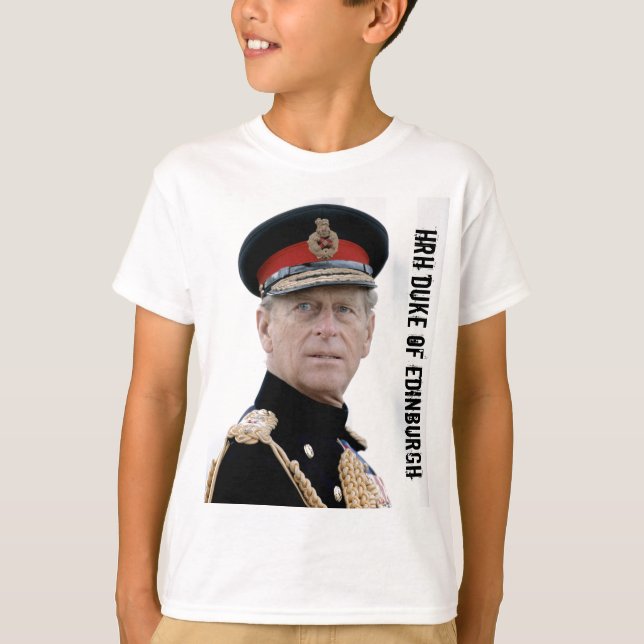 T-shirt HRH Duke d'Édimbourg (Devant)