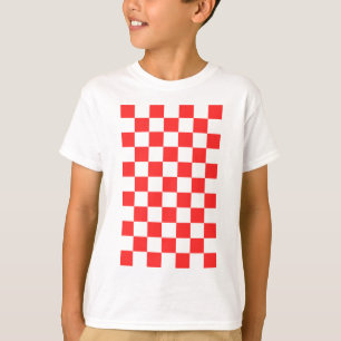 T-shirt Hrvatska Croatia Carrés Rouges