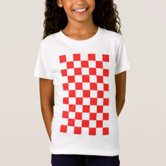 T-Shirt Hrvatska Croatia Red Squares