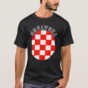 T-shirt Hrvatska Croatie Racines croates Drapeau Croate Cr