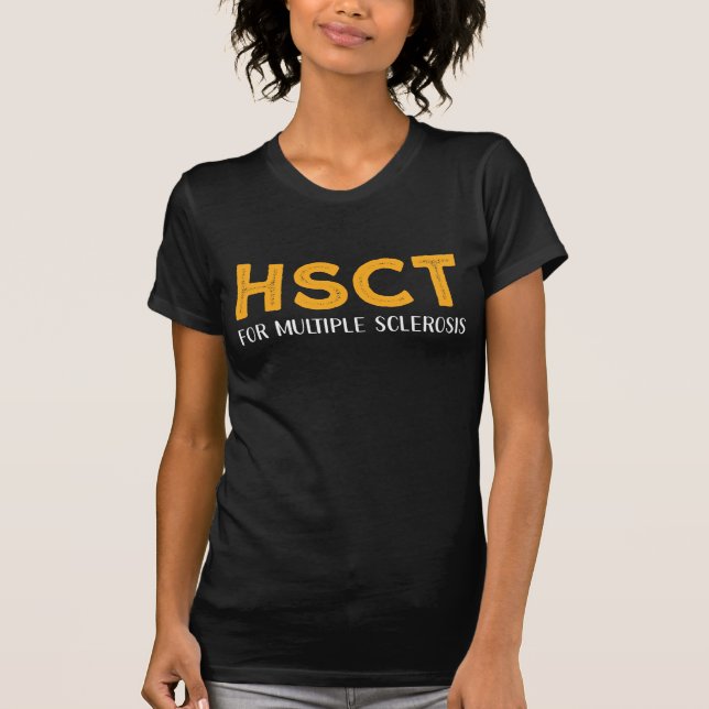 T-shirt HSCT pour la sensibilisation à la sclérose en plaq (Devant)