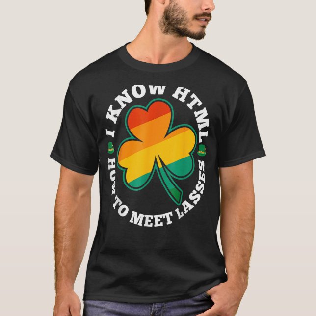 T-shirt HTML Comment rencontrer les cours Comment rencontr (Devant)