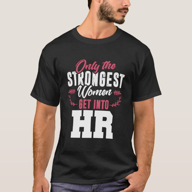 T-shirt Hu Resources Hr Lady Female Hr (Devant)