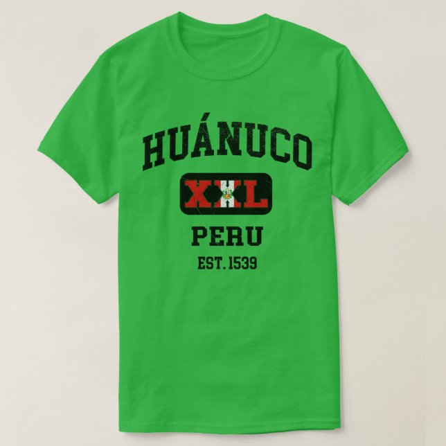 T-shirt Huanuco Pérou XXL Design sportif (Design devant)