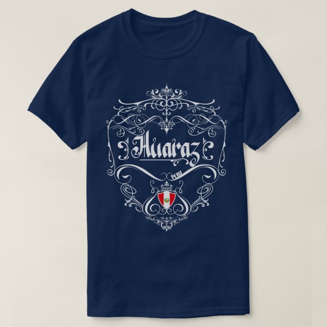 T-shirt Huaraz Design Vintage 1 (Design devant)