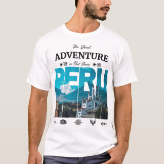 T-shirt Huaraz Pérou | Ancash, Inca, Andes, Piste
