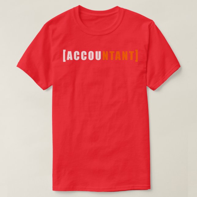 T-shirt Hub comptable épicé comme (Design devant)
