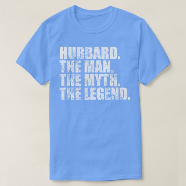 T-shirt Hubbard Hubbard Nom de famille Hubbard nom de fami (Design devant)