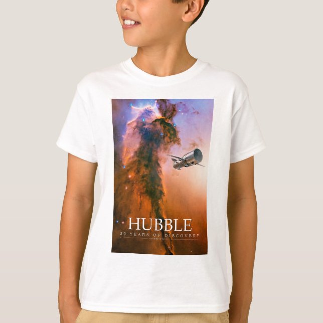 T-shirt Hubble - 30 ans de découverte (Devant)