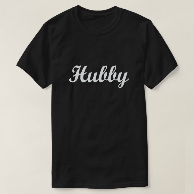 T-SHIRT HUBBY (Design devant)