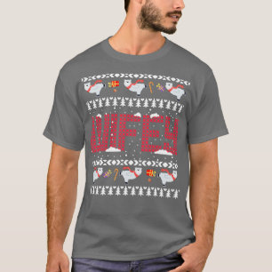 T-shirt Hubby Wifey - Noël correspondant