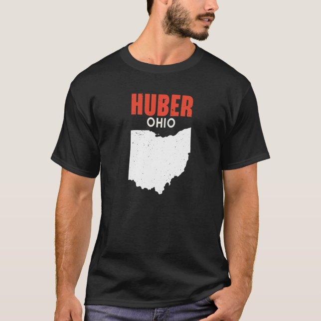 T-shirt HUBER HEIGHTS Ohio USA State America Travel Ohioan (Devant)