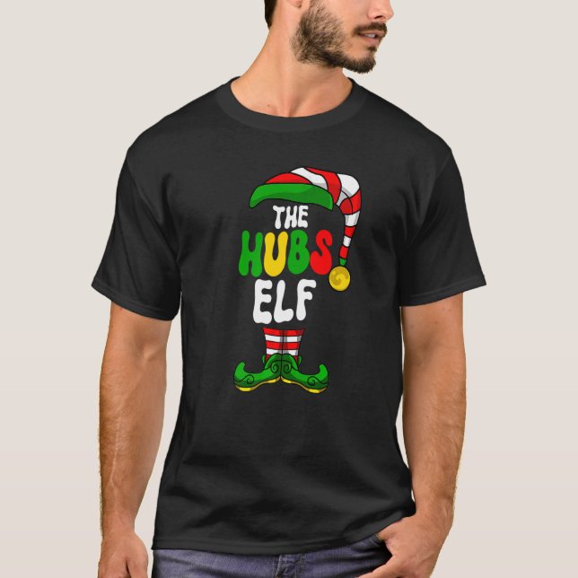 T-shirt Hublots Elf Pajama Groupe de jumelage Noël Jour G (Devant)