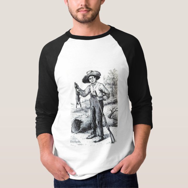T-shirt Huckleberry Finn (Devant)