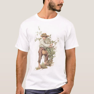 T-shirt Huckleberry Finn sélectionnant la lithographie de