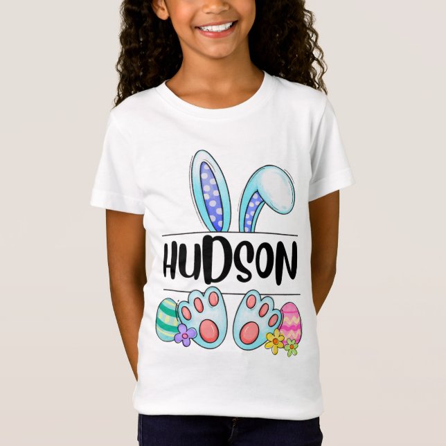 T-Shirt Hudson Bunny de Pâques (Devant)
