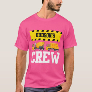 T-shirt Hudson Construction Crew Doublon Personnalisé Dump