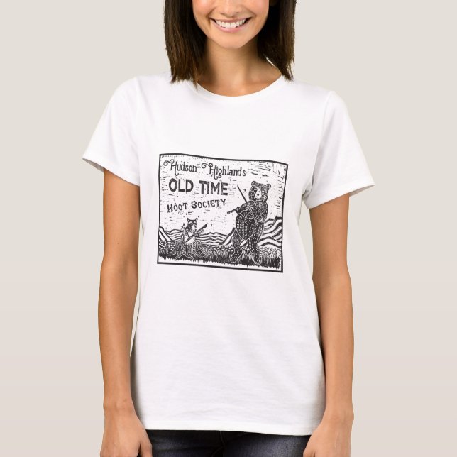 T-shirt Hudson Highlands Old Time Hoot Society Tee! Femmes (Devant)