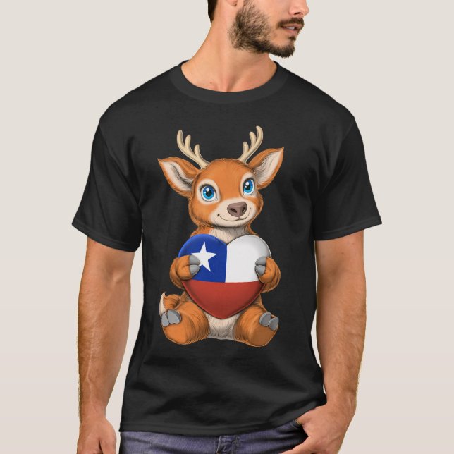 T-shirt Huemul chilien (Devant)