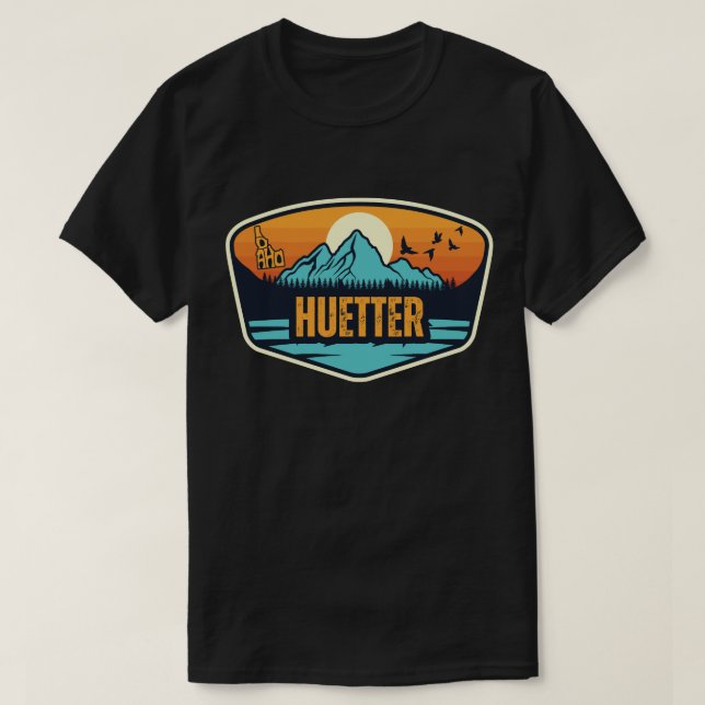 T-shirt Huetter, Idaho (Design devant)