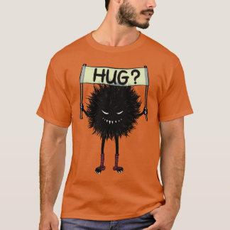 T-shirt Hug de caractères mal déplaisant