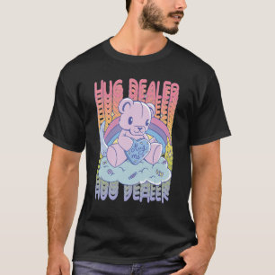 T-shirt Hug Me mignonne Teddy Rainbow Love Hug Dealer mign