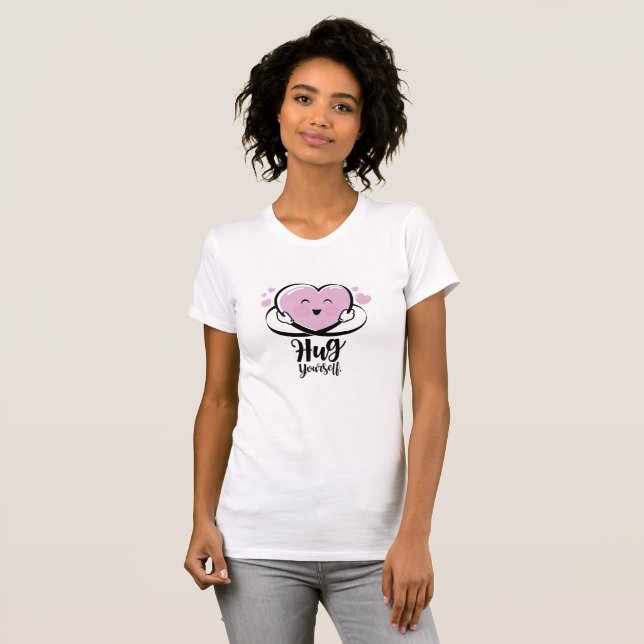 T-shirt HUG Yourself (Devant entier)