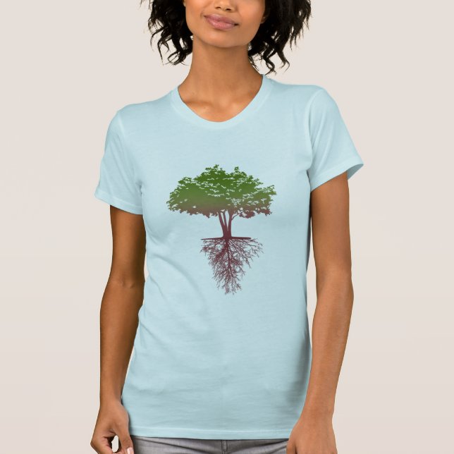 T-shirt Hugger d'arbre (Devant)