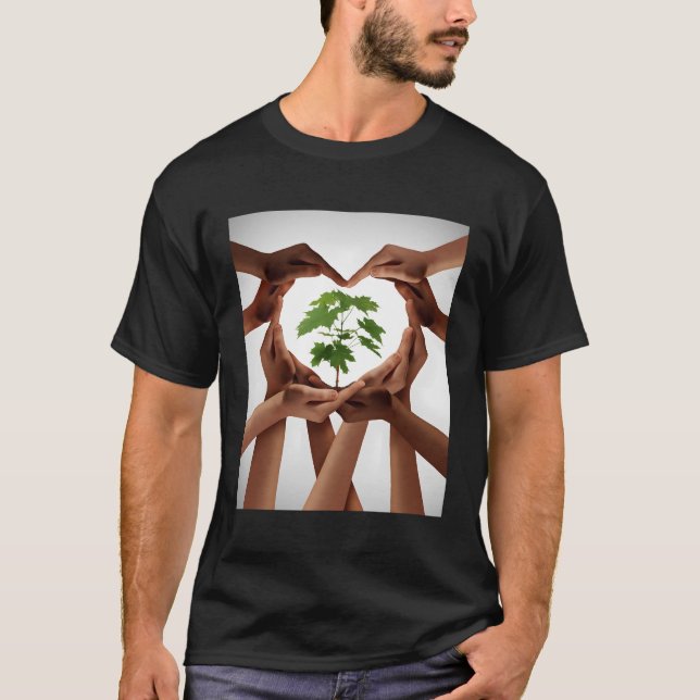 T-shirt Hugger d'arbre (Devant)