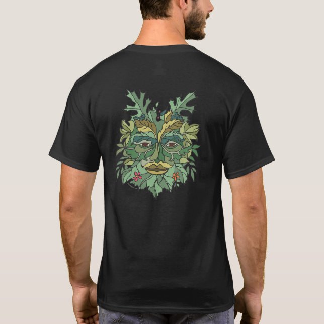 T-shirt Hugger d'arbre De l'environnement (Dos)