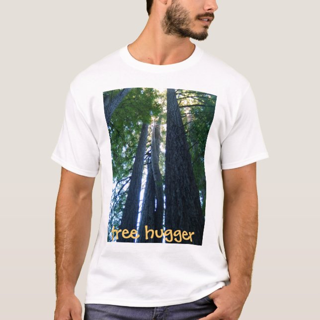 T-shirt hugger sportif d'arbre (Devant)
