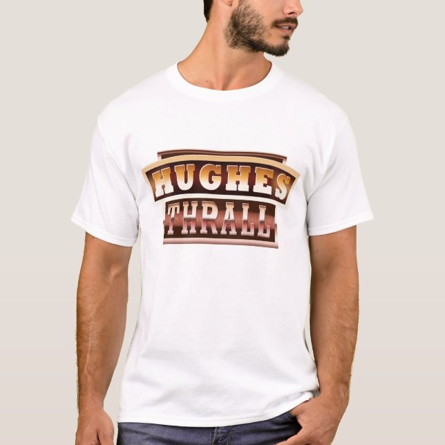 T-shirt Hughes/brun bronzage de servitude (Devant)