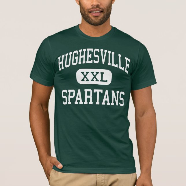 T-shirt Hughesville - Spartans - junior - Hughesville (Devant)