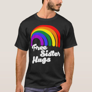 T-shirt Hugs de soeurs gratuites