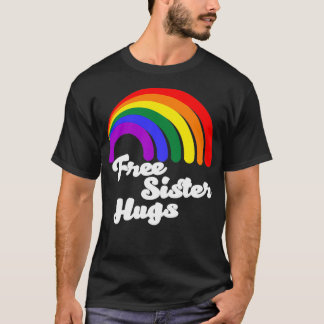 T-shirt Hugs de soeurs gratuites